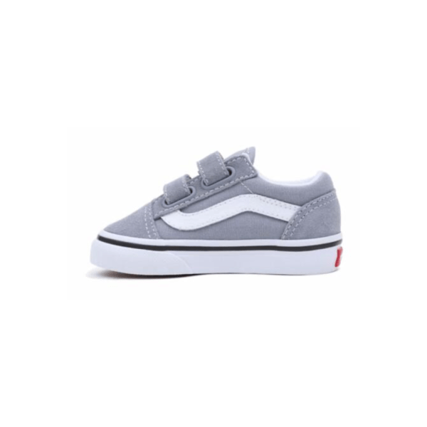 Tenis Vans Clásicas Gris con velcro