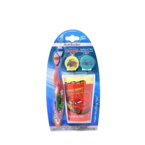 Set Cepillo Dientes con Vaso de Rayo Mcqueen