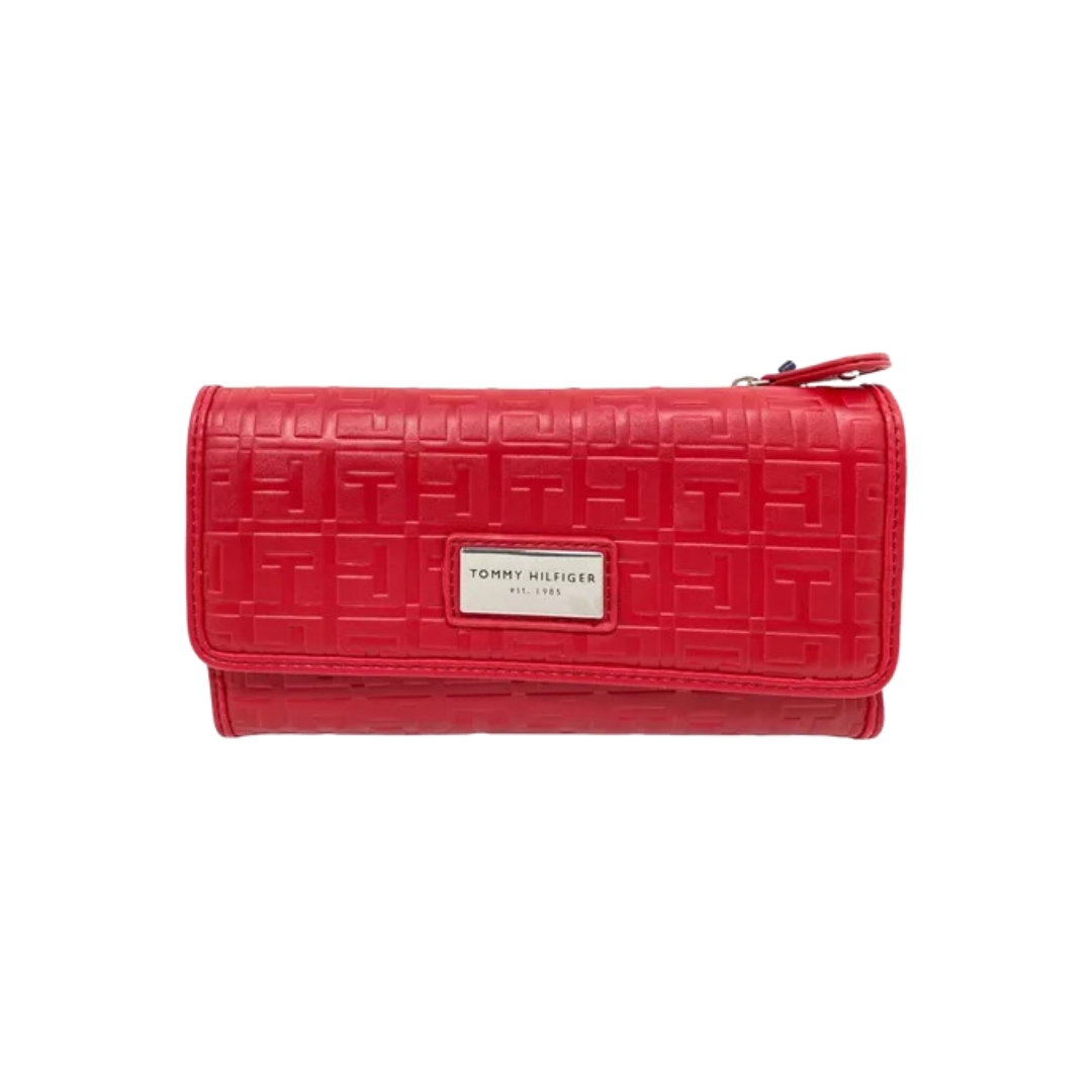 Cartera shops tommy hilfiger roja