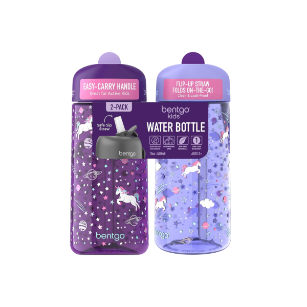 Dúo Botellas Plástillas Bentgo 450 ml