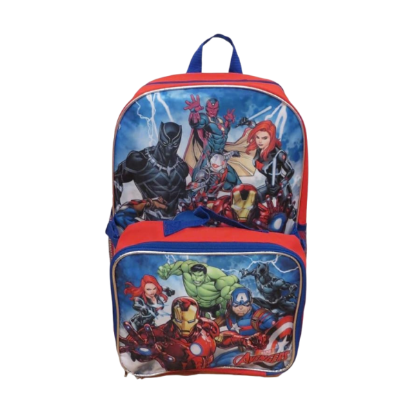 Mochila Avengers con lonchera