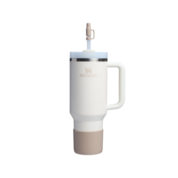 Set Cobertor pajilla y vaso Stanley 20 y 30 oz Beige - Imagen 2