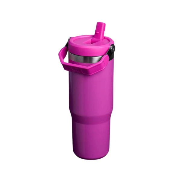 Botella Stanley Flip Straw 30oz Fucsia - Imagen 2