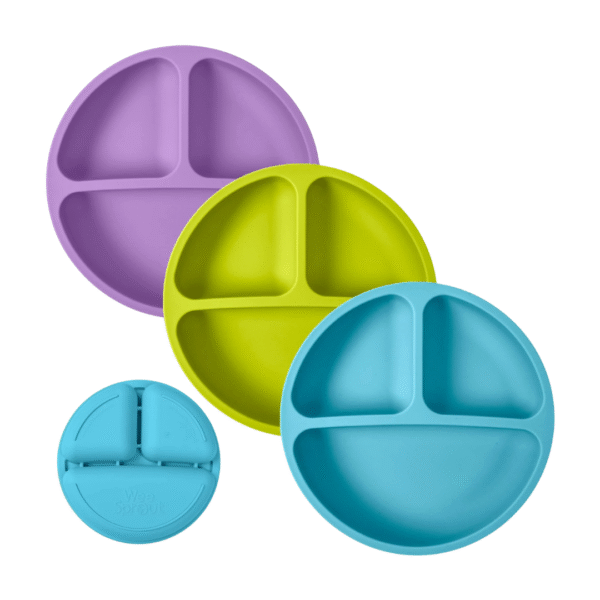 Set Platos de Silicón 3 Unidades