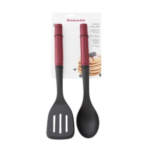 Set de Espátula y Cuchara Rojo Kitchenaid