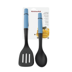 Set de Espátula y Cuchara Celeste Kitchenaid