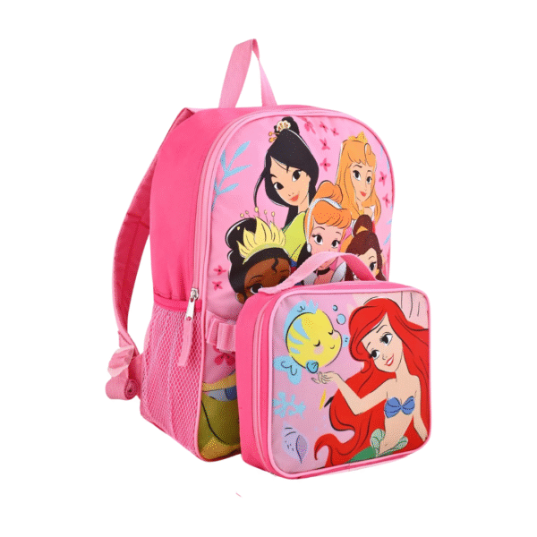 Mochila Princesas con lonchera - Imagen 2