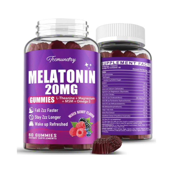 Melatonina 20mg para Adultos 60 und