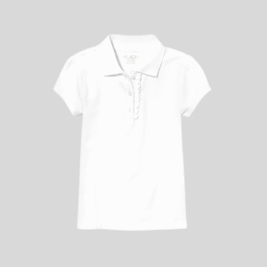 Blusas Tipo Polo Blanca