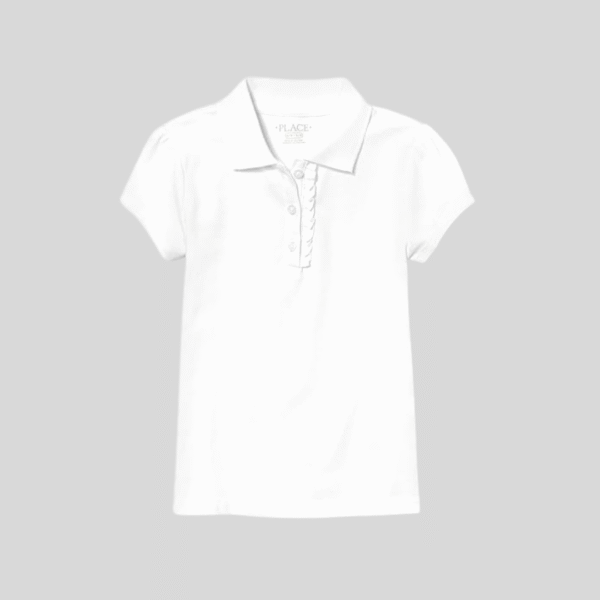 Blusas Tipo Polo Blanca