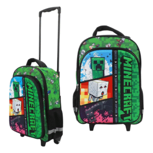 Bolso Minecraft con rodines