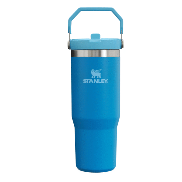 Botella Stanley Flip Straw 30oz Azul