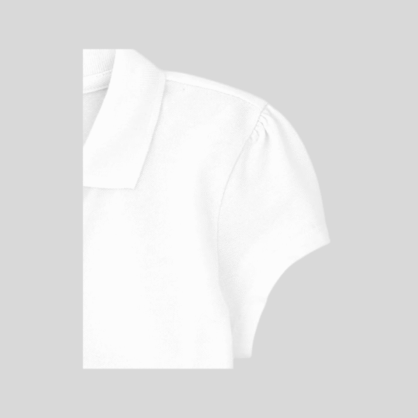 Blusas Tipo Polo Blanca - Imagen 2