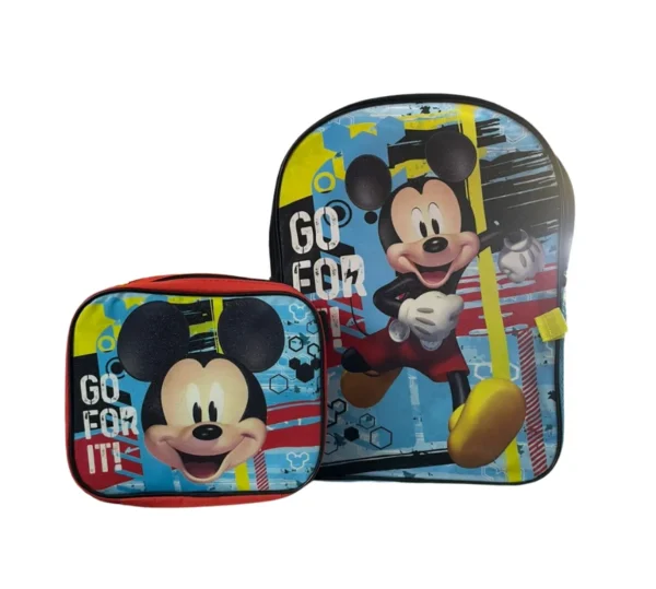 Mochila Mickey Mouse y lonchera