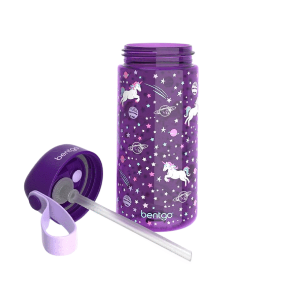 Set Botella Plásticas Unicornio 15oz (2 und ) - Imagen 2