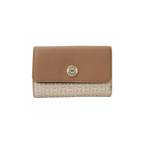 Cartera Tommy Hilfiger Pequeña Beige