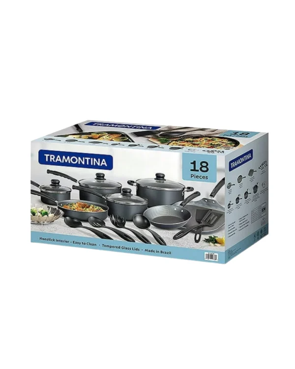 Set Sartenes  y utensilios de cocina 18 piezas Tramontina - Imagen 2