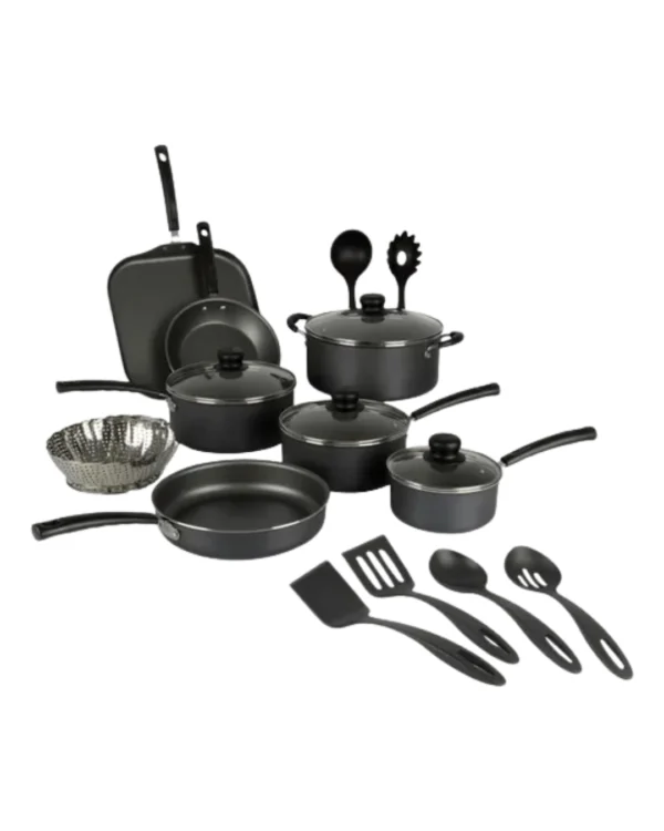 Set Sartenes  y utensilios de cocina 18 piezas Tramontina