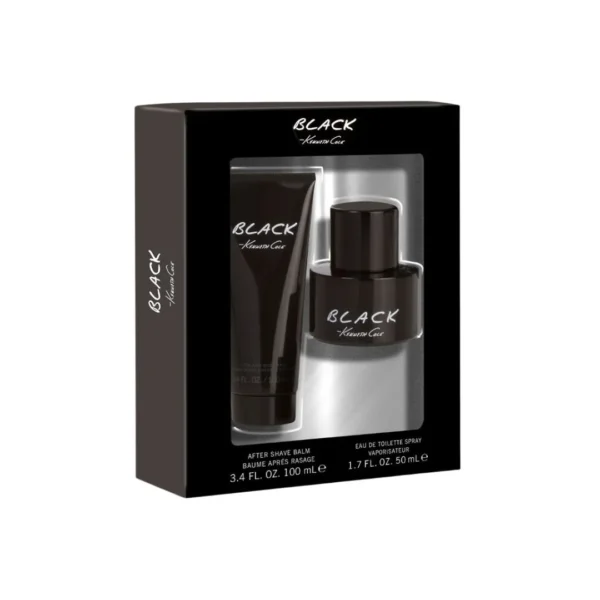Set Perfume 50ml y Crema de afeitar Black Kenneth Cole 100ml - Imagen 2
