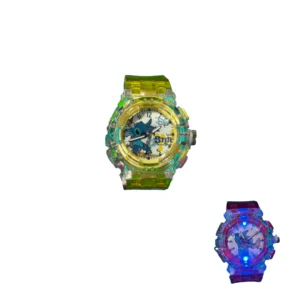Reloj Luminoso Stitch Amarillo