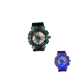 Reloj Luminoso Stitch Negro