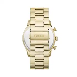 Reloj Fossil dorado de pulsera Reloj Fossil dorado con correa de acero, diseño elegante y moderno.