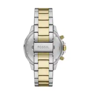 Reloj Fossil de pulsera bicolor de acero inoxidable Reloj Fossil de pulsera bicolor de acero inoxidable con diseño elegante y duradero, ideal para hombr.