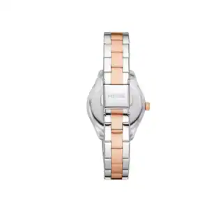 Reloj Fossil de pulsera de acero y oro rosa Reloj Fossil de pulsera de acero y oro rosa, elegante y moderno, ideal para mujer.