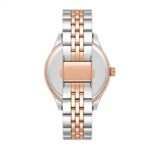 Reloj de pulsera de lujo en acero y oro rosa con diseño elegante y moderno.