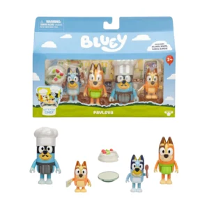 Set 4 figuras Bluey articuladas