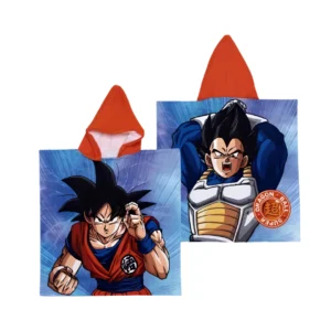 Paño con Capucha de Dragon Ball- 100% Poliéster
