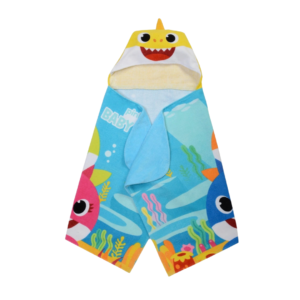 Paño con Capucha de Baby Shark