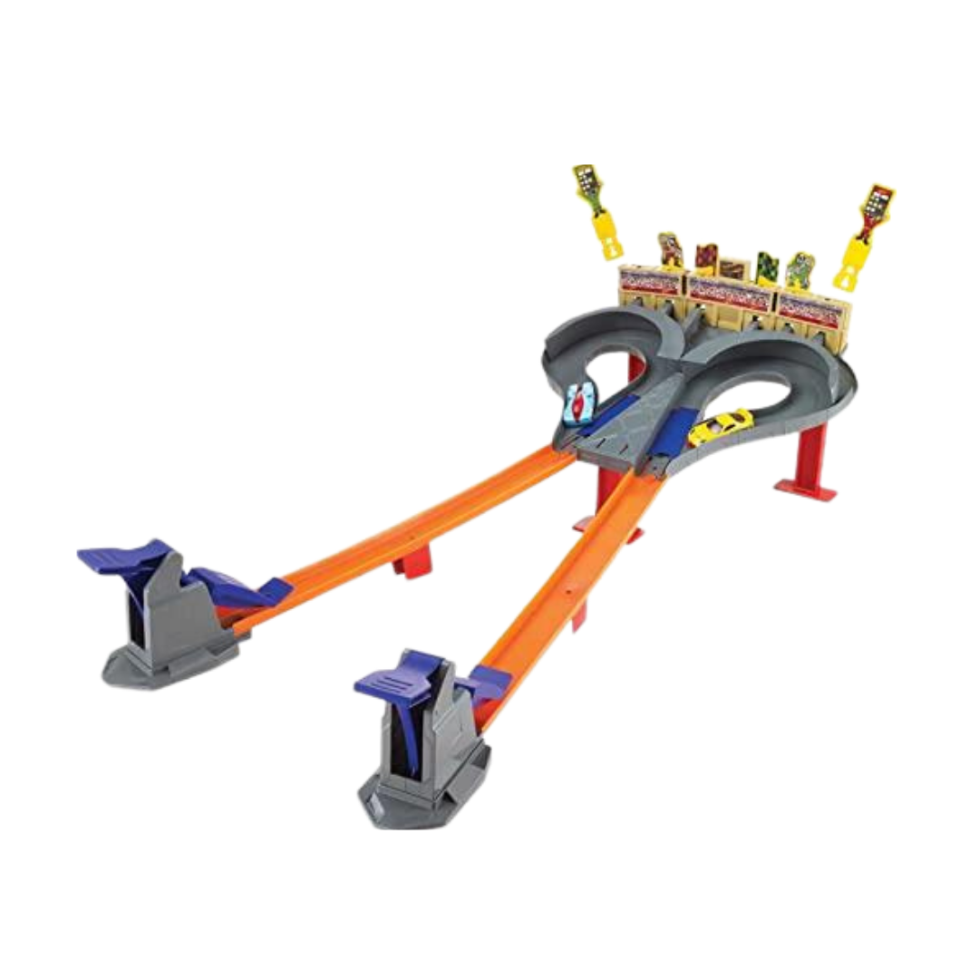Pista HotWheel Carreras Doble +4
