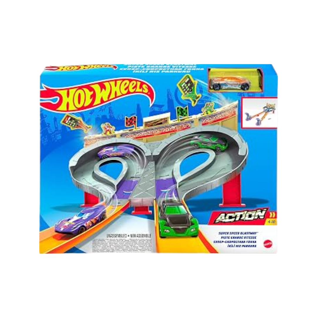 Pista HotWheel Carreras Doble +4 - Imagen 2