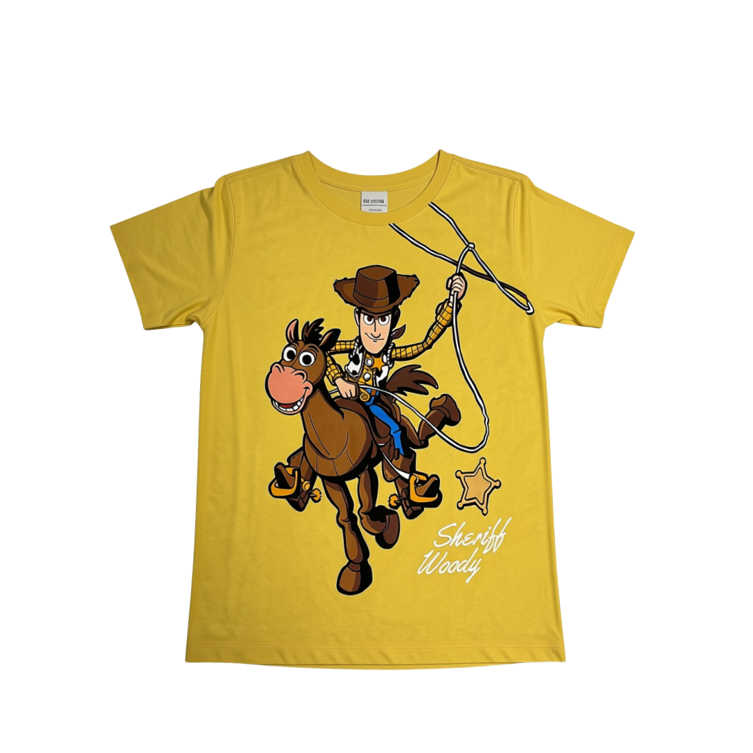 Camiseta Animada Woody - Toy Story