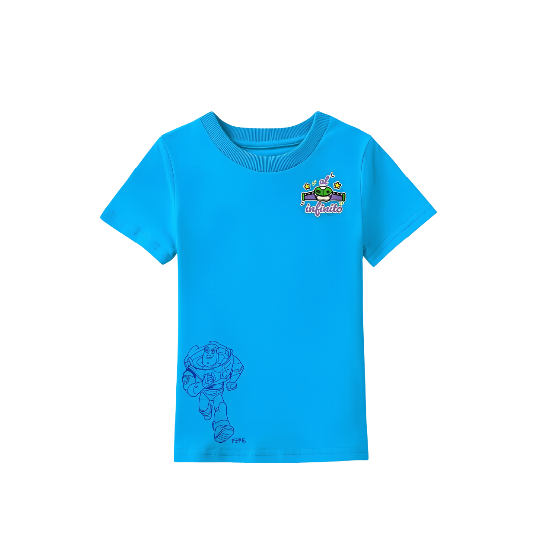 Camiseta Animada Buzz Lightyear - Toy Story
