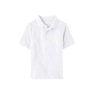Camiseta Tipo Polo Blanca Dry Fit