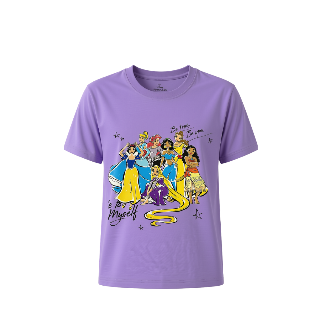 Blusa Animada Princesas Disney