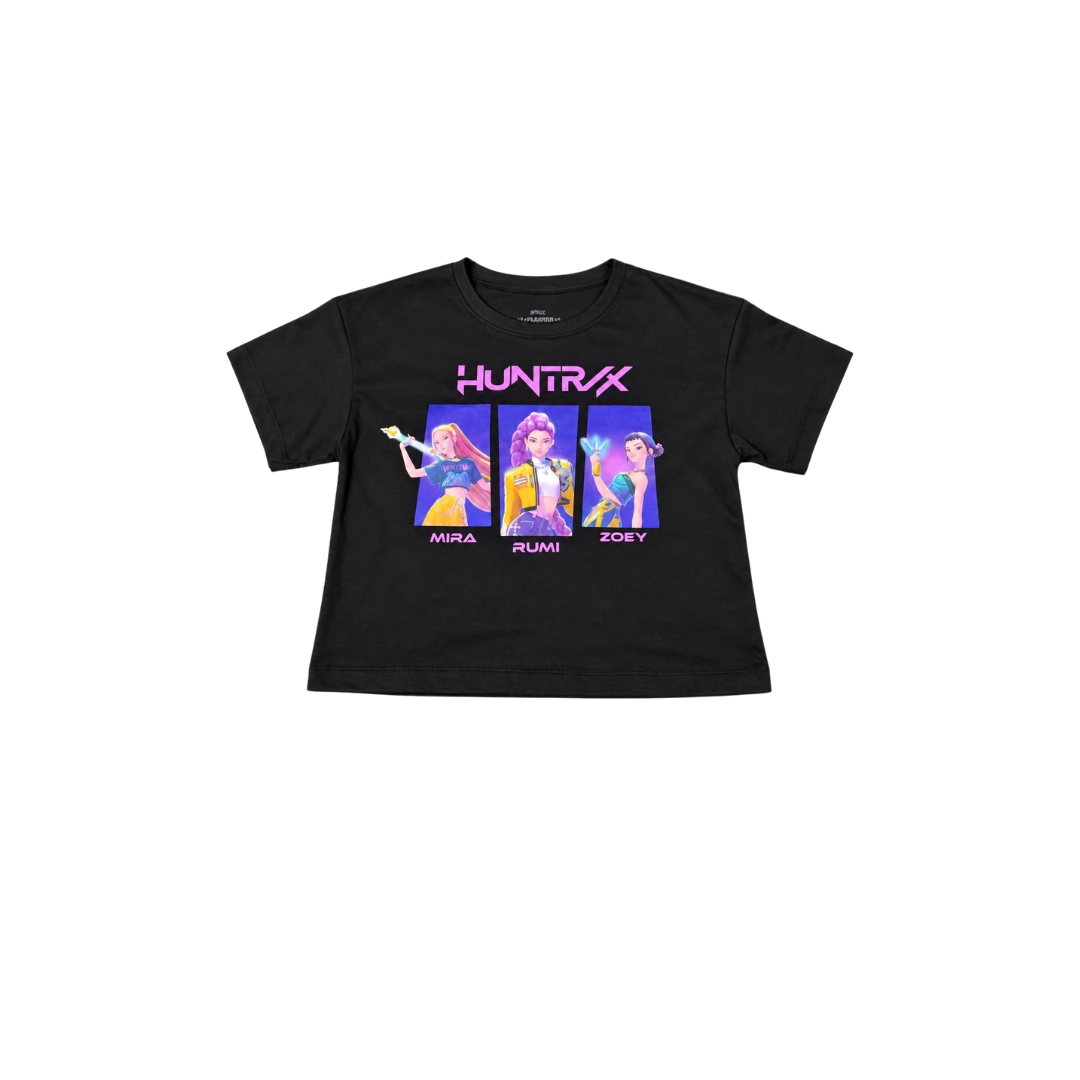 Blusa Crop Top Guerreras K Pop - Huntrix
