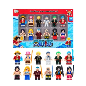 Set Figuras Legos 12 piezas One Piece