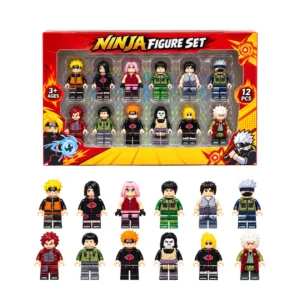 Set Figuras Legos 12 piezas Naruto